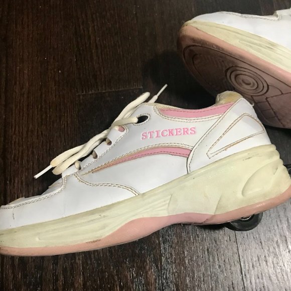 White Sneakers with Wheels - Picture 4 of 8